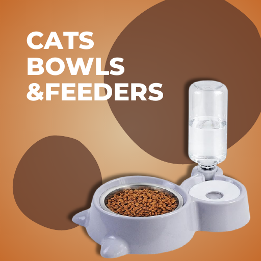 Cats Bowls & Feeders