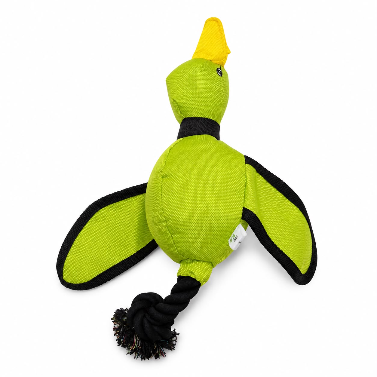 Interactive Duck-Shaped Dog Toy with Rope Handle – Durable Plush & Tug Toy
