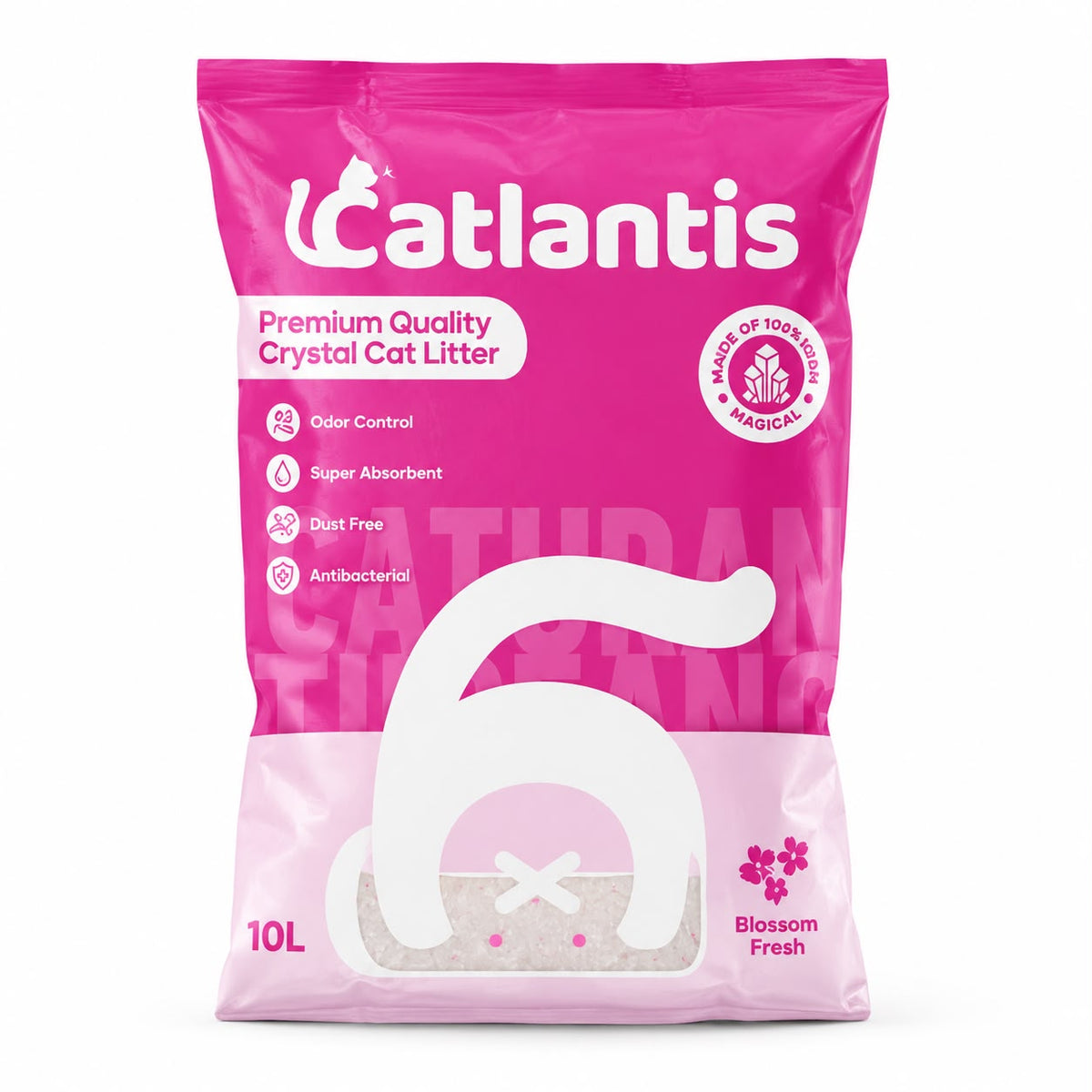 Catlantis crystal cat litter blossom 3.8 L
