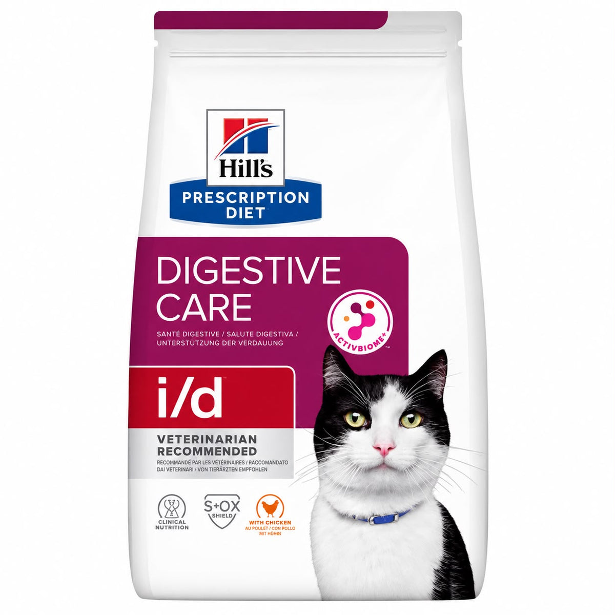 Hill’s Prescription Diet i/d Digestive Care Cat Food with Chicken – 1.5kg