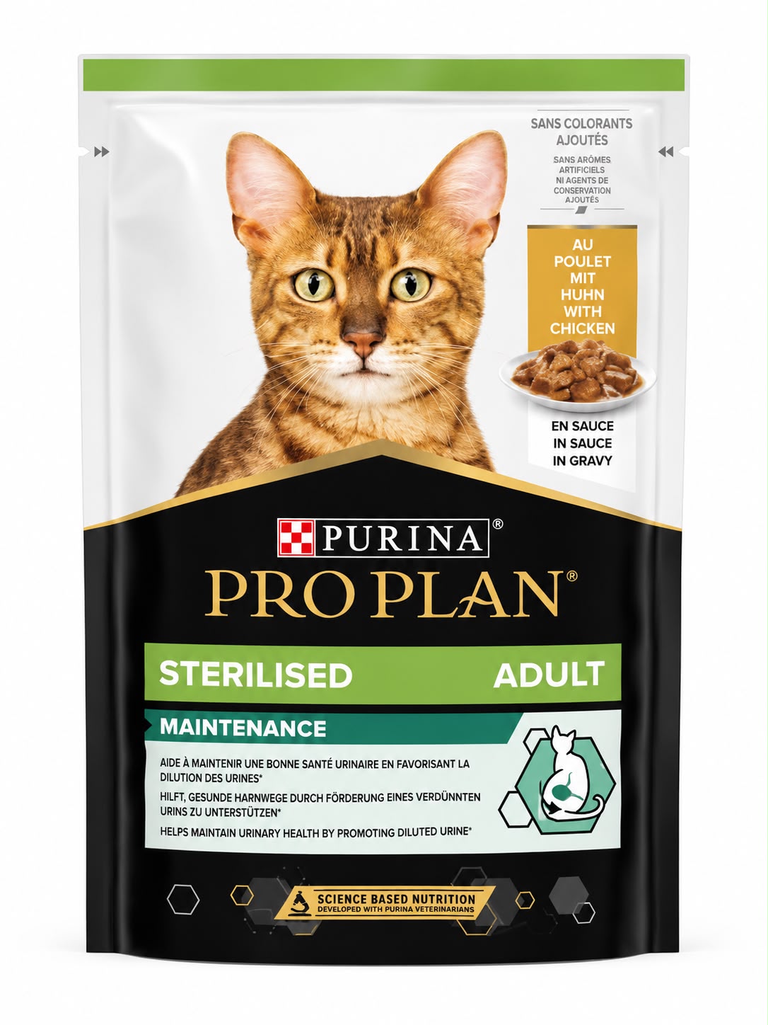 Purina Pro Plan Sterilised Adult Cat Wet Food with Chicken in Gravy