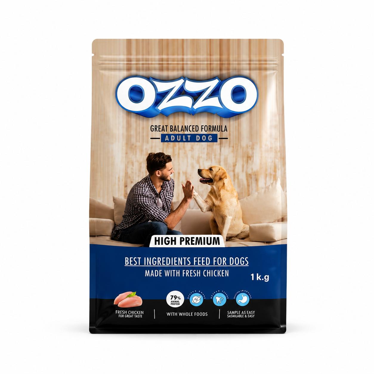 Ozzo Adult Dog Dry Food – 1 KG