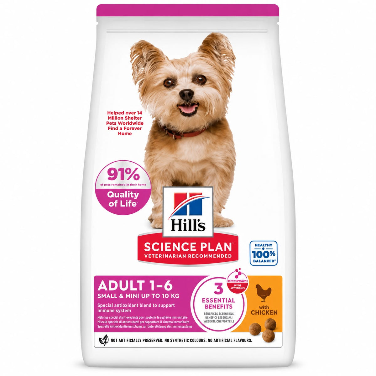 Hill’s Science Plan Small & Mini Adult Dog Food with Chicken – 3 kg