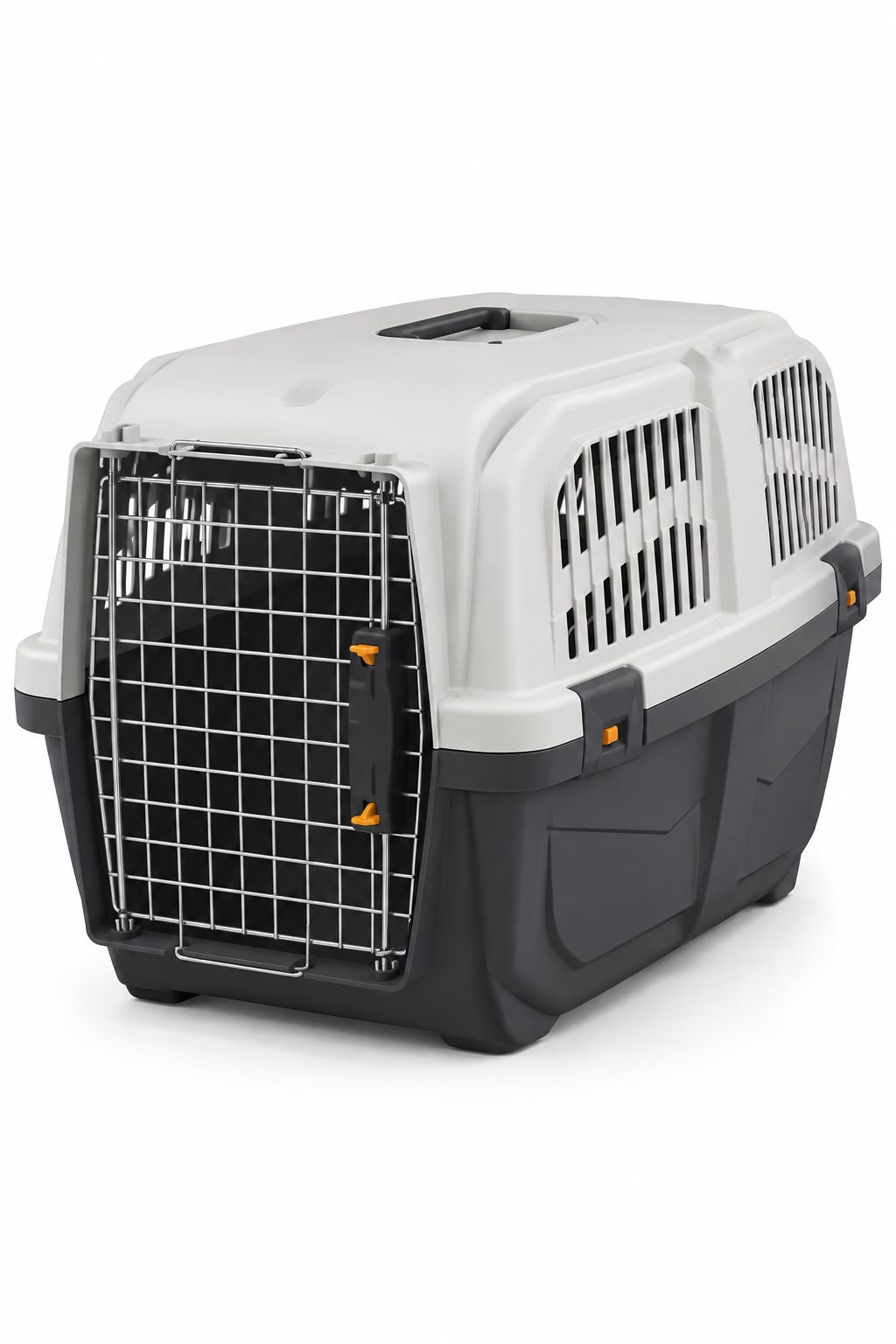 Skudo 1 Plastic Pet Carrier with Metal Door – 48 × 31.5 × 33 cm