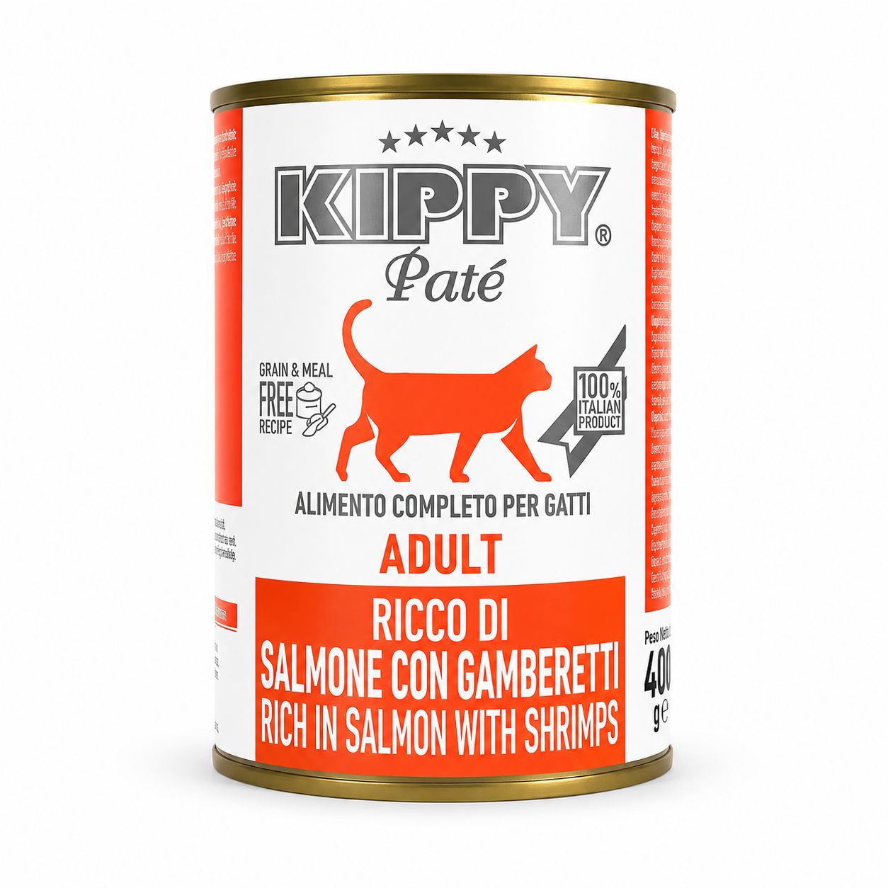 Kippy Paté Adult Rich in Salmon & Shrimps Wet Cat Food - 400g