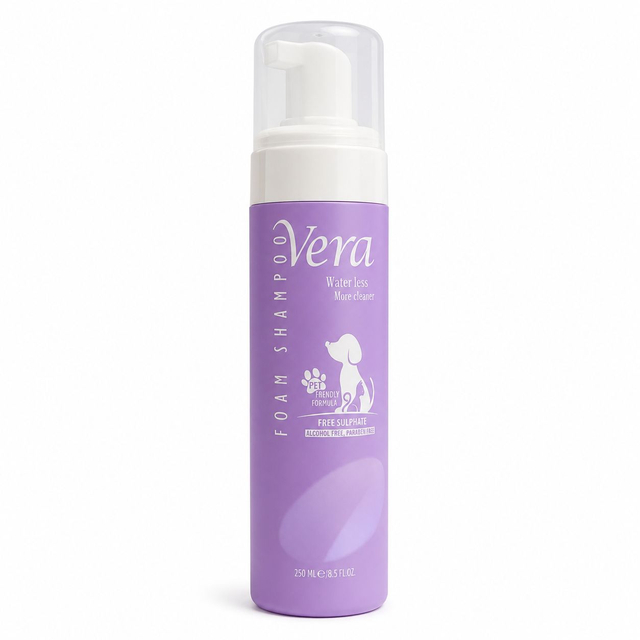 Vera Waterless Foam Shampoo for Pets – 250ml