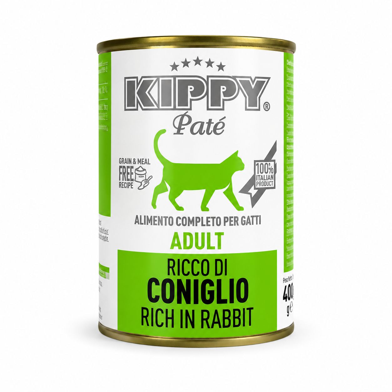 Kippy Paté Adult Wet Cat Food Rich in Rabbit – 400g