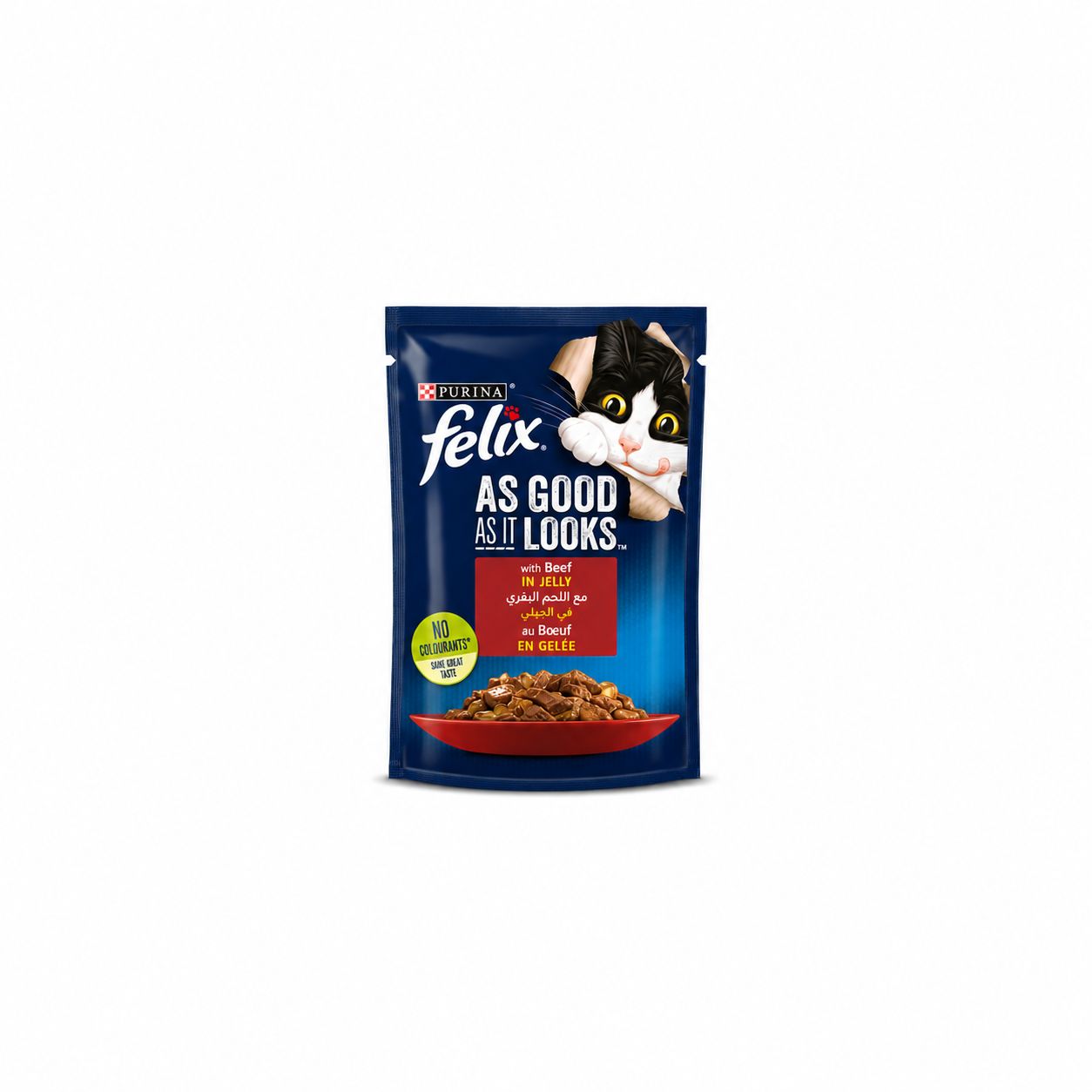 Felix As Good As It Looks Adult Cat Food with Beef in Jelly – 85g