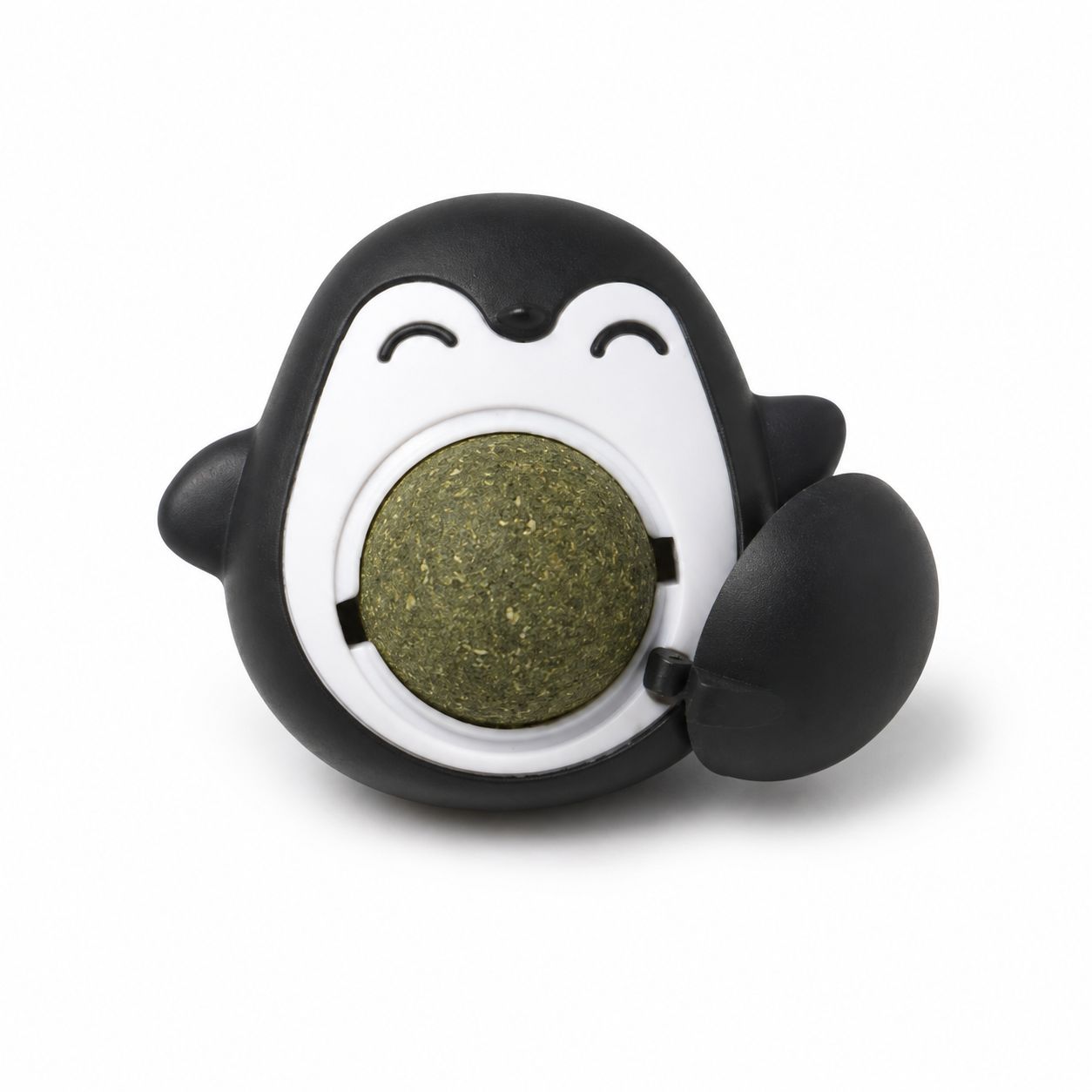 Penguin Cat Toy with Catnip Ball