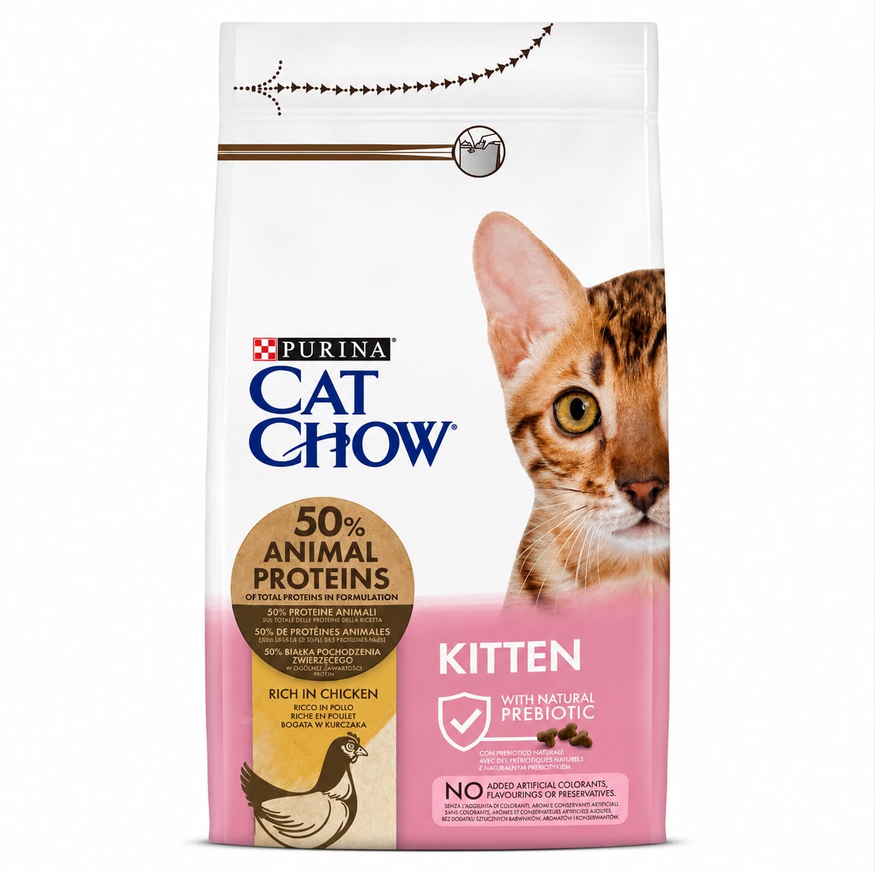 Purina Cat Chow Kitten Dry Food Rich in Chicken