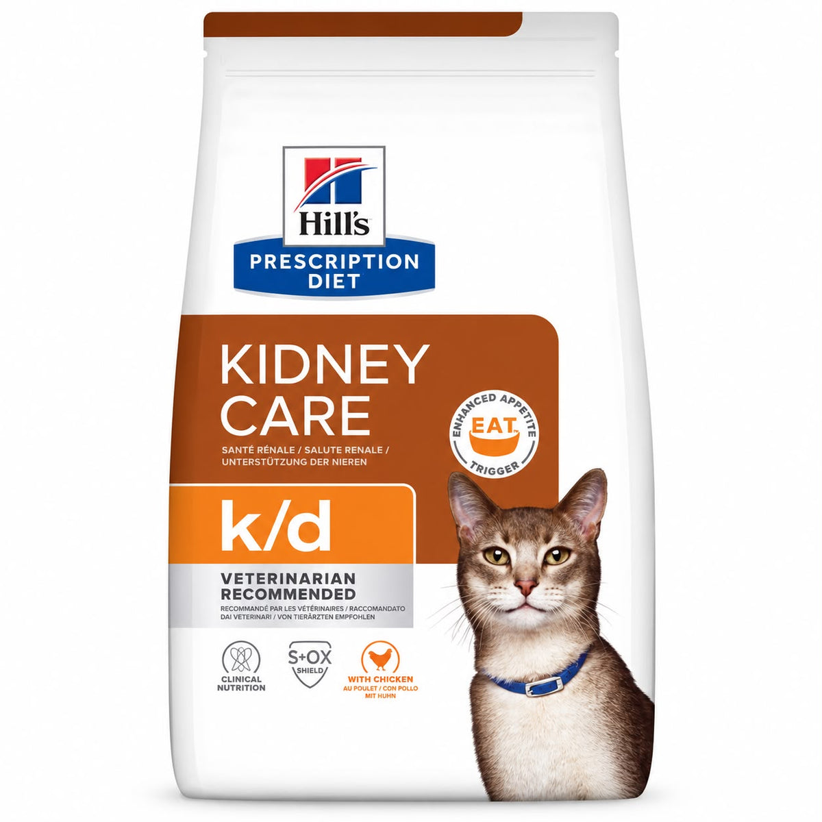 Hill’s Prescription Diet k/d Kidney Care Cat Food with Chicken – 3 kg