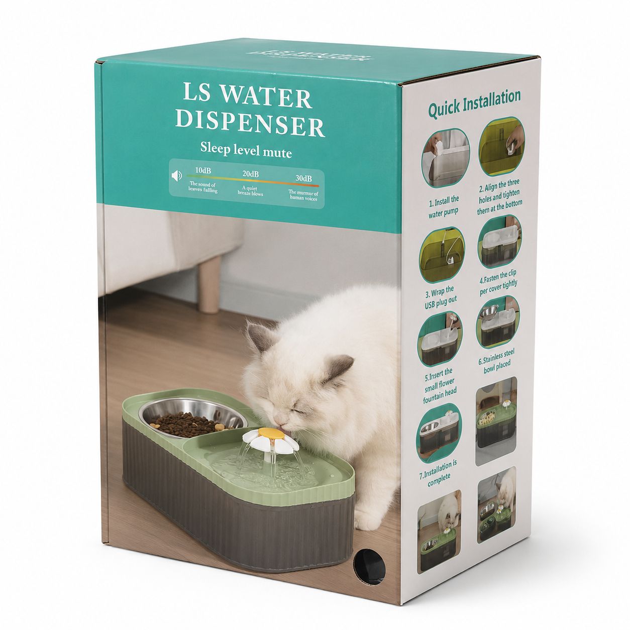 LS Pet Water Dispenser with 3L Large Capacity
