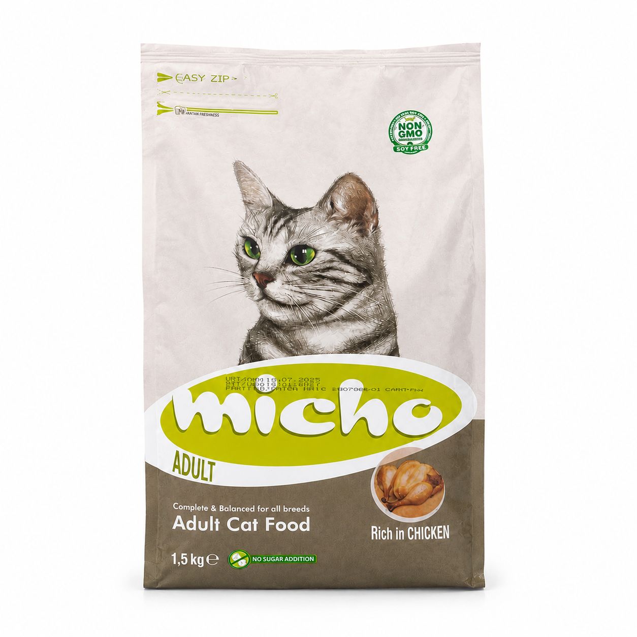 Micho Adult Cat Food Rich in Chicken 1.5kg