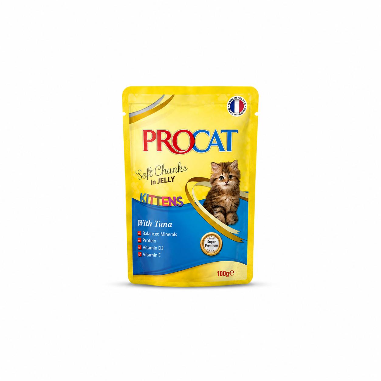 Procat Kitten - Tuna in Jelly Pouch 100g