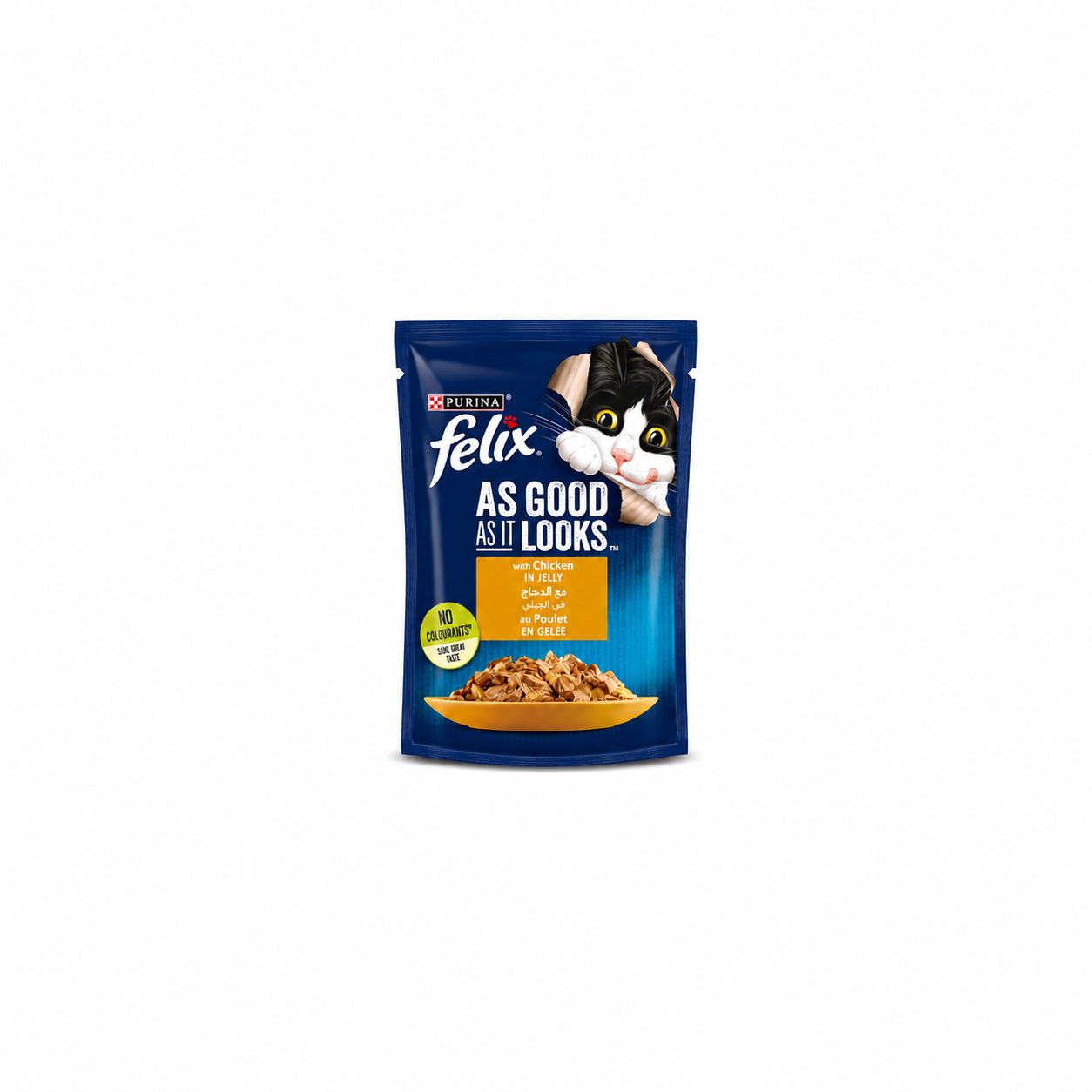 Felix As Good As It Looks Adult Cat Food with Chicken in Jelly – 85g