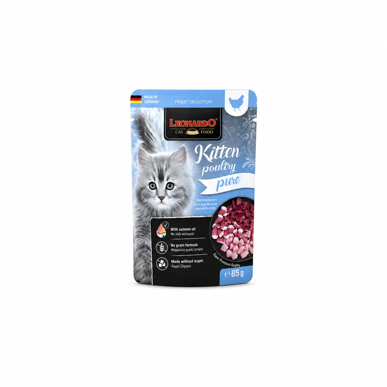 Leonardo Finest Selection Kitten Poultry Pure Wet Food 85g