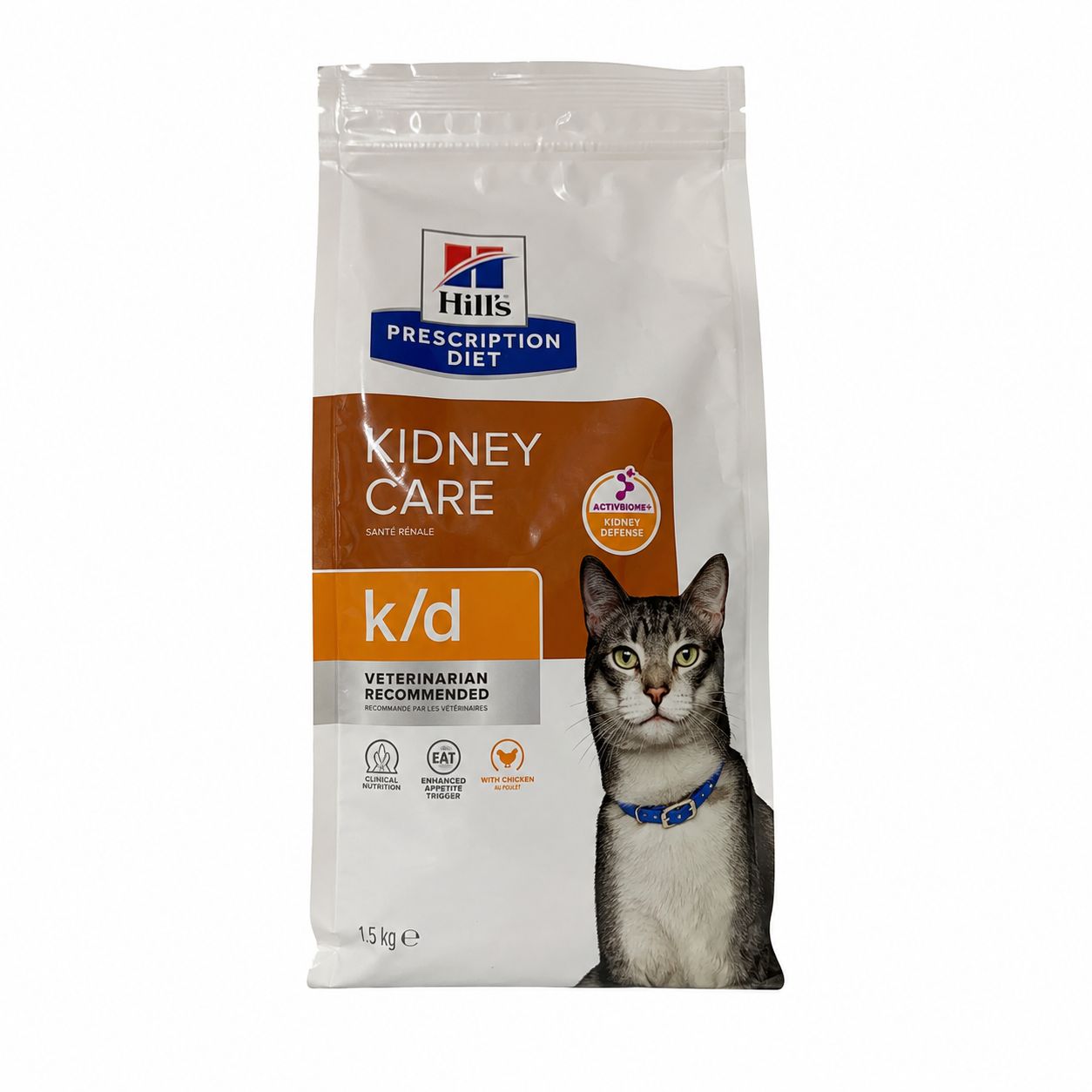Hill’s Prescription Diet k/d Kidney Care Cat Food with Chicken 1.5kg