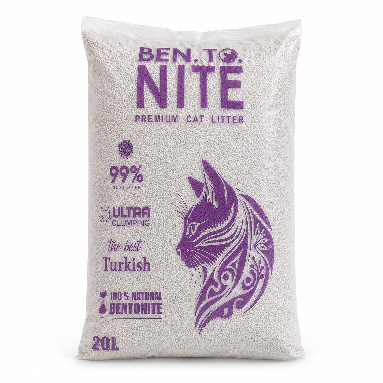 Ben.To.Nite Premium Cat Litter – Turkish Bentonite – 20L