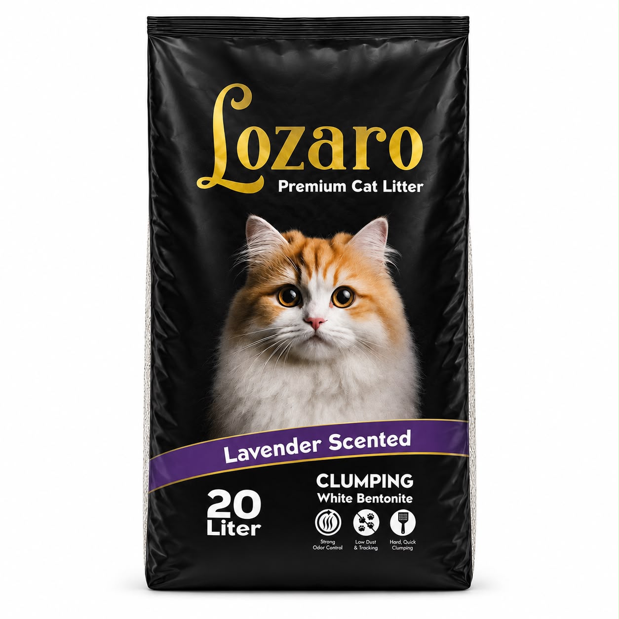 Lozaro Premium Cat Litter Lavender Scented- 20L