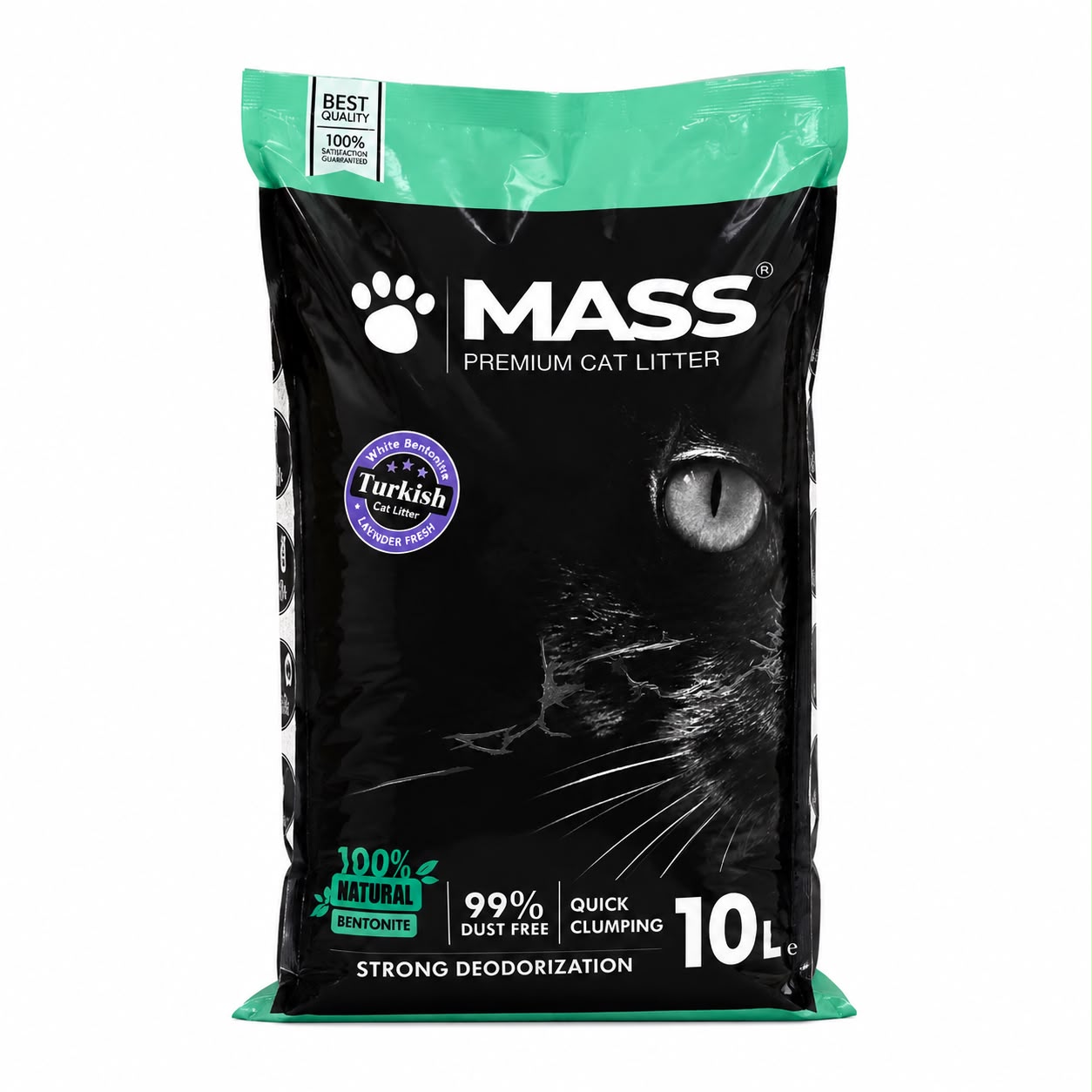 Mass Premium Cat Litter – Turkish Bentonite Lavender Fresh – 10L