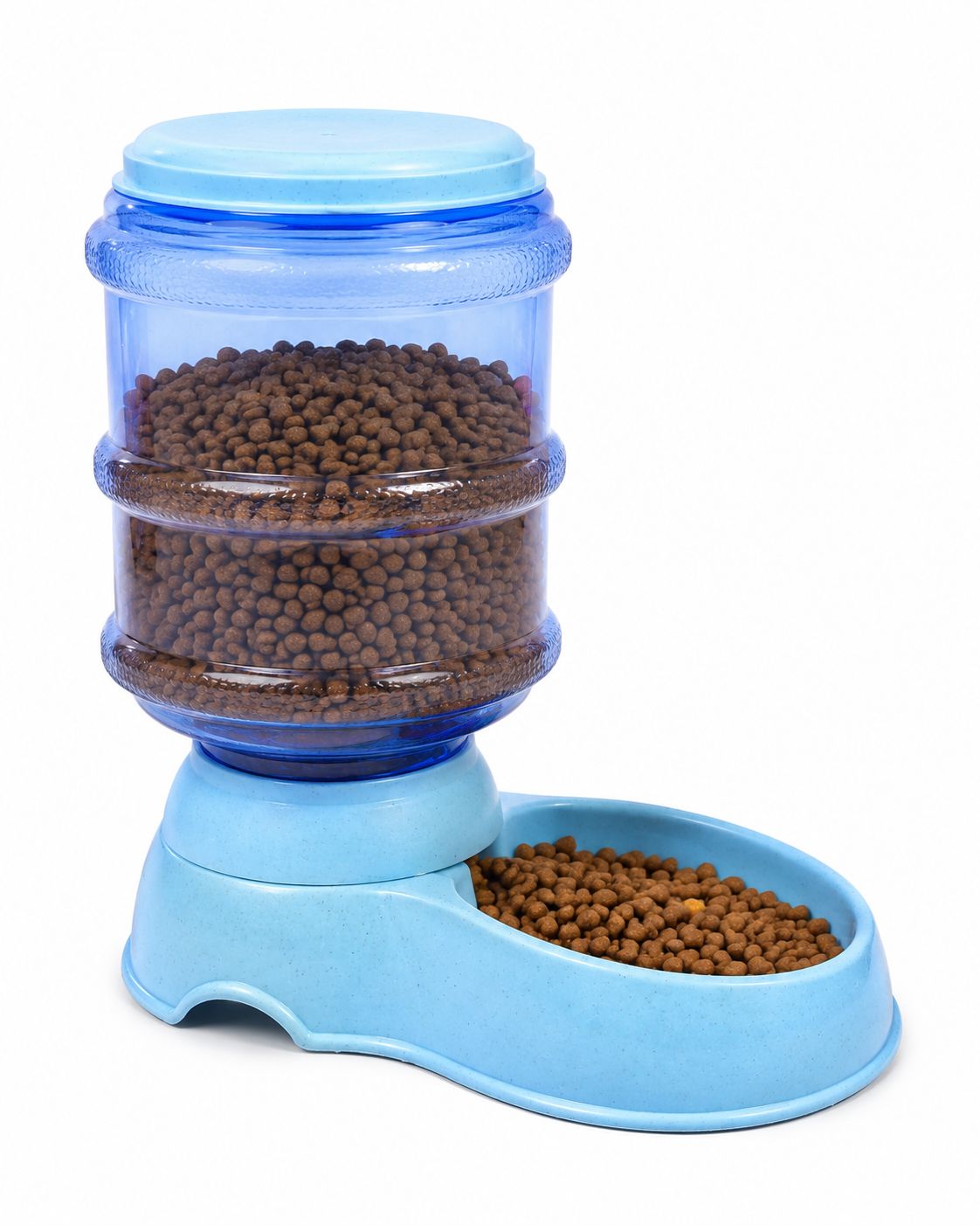 Automatic Pet Food Dispenser – Blue