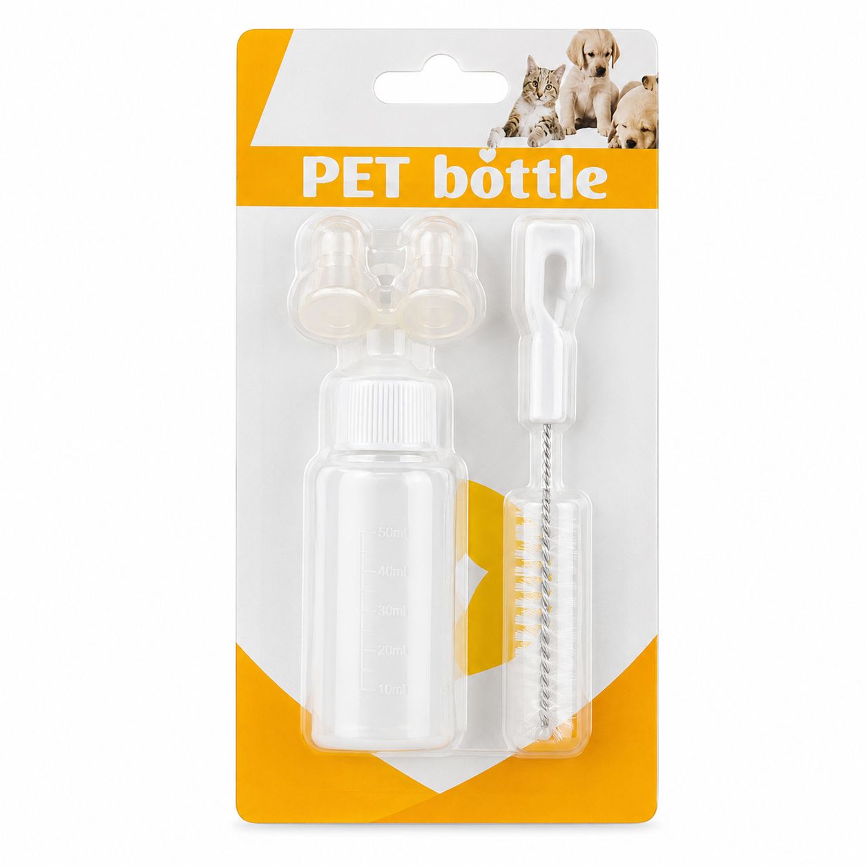 Pet Nursing Bottle for Newborn Puppies & Kittens – Small Size