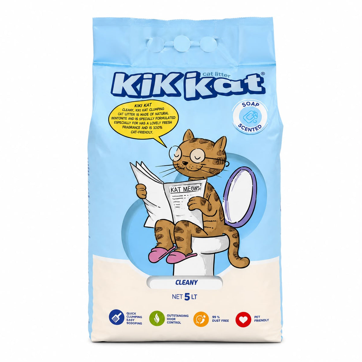 KikiKat Cat Litter Cleany 5L