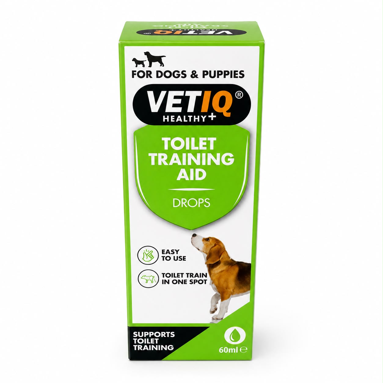 VETIQ Toilet Training Aid Drops for Dogs & Puppies – 60ml