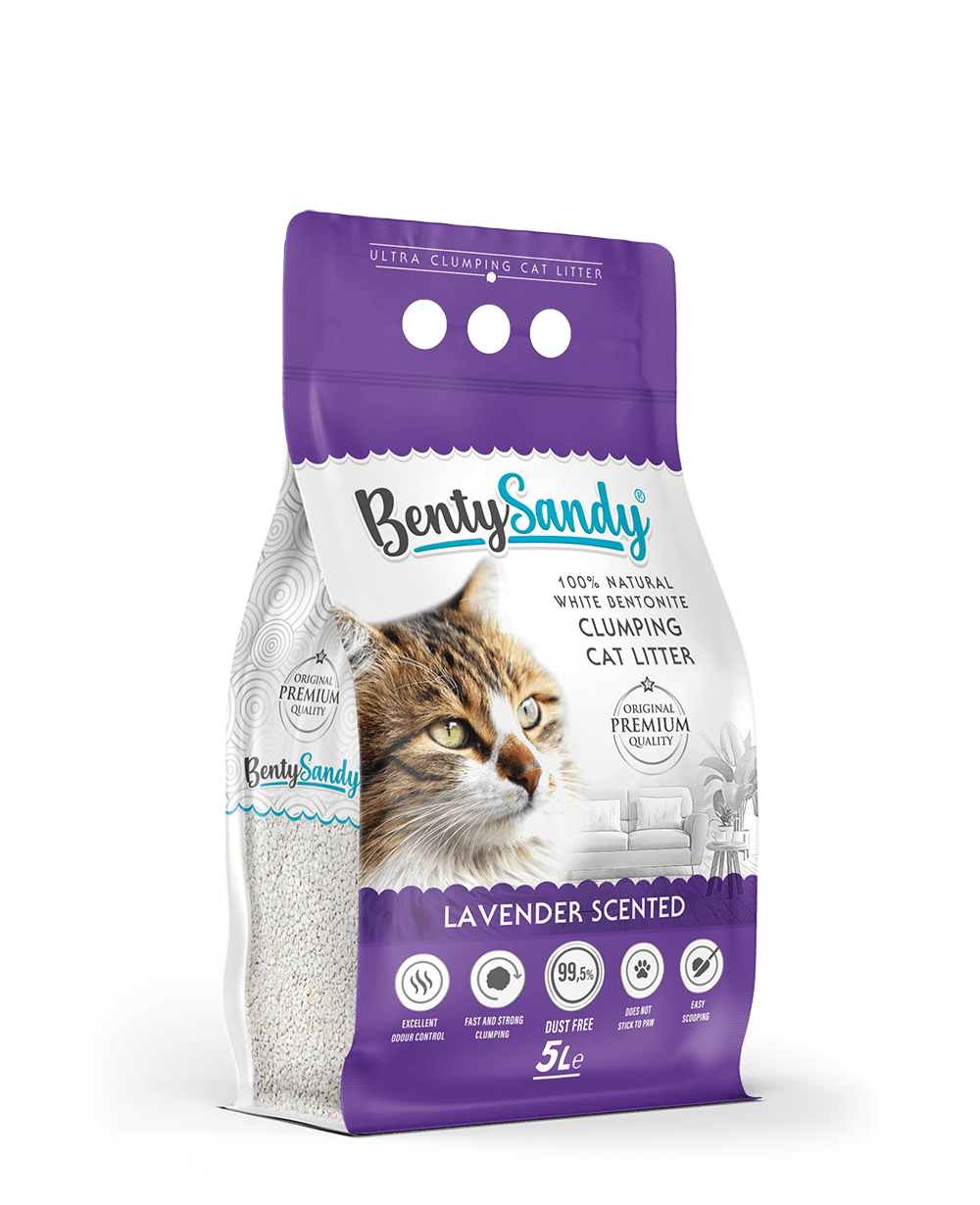 BentySandy Bentonite Cat Litter Lavender Scent 5L