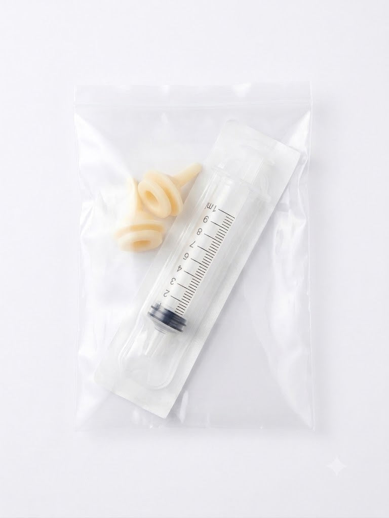Complete Pet Nursing Syringe Set with 2 Soft Silicone Nipples