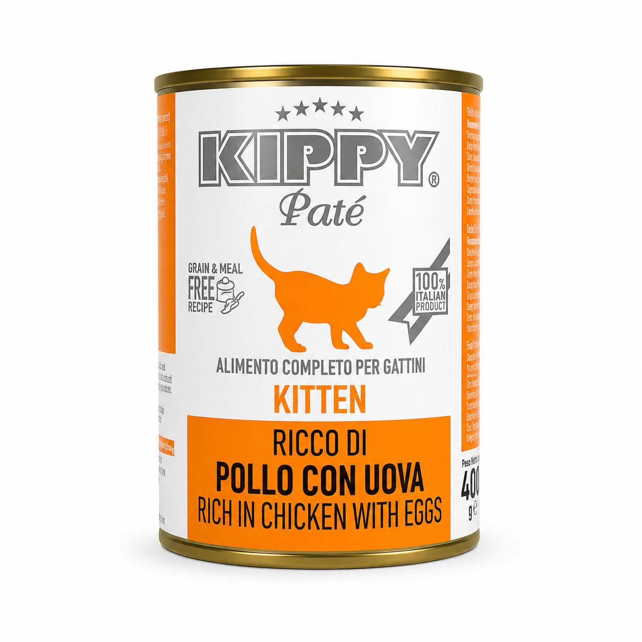 KIPPY Paté Kitten Rich in Chicken with Eggs Wet Cat Wet Food – 400g