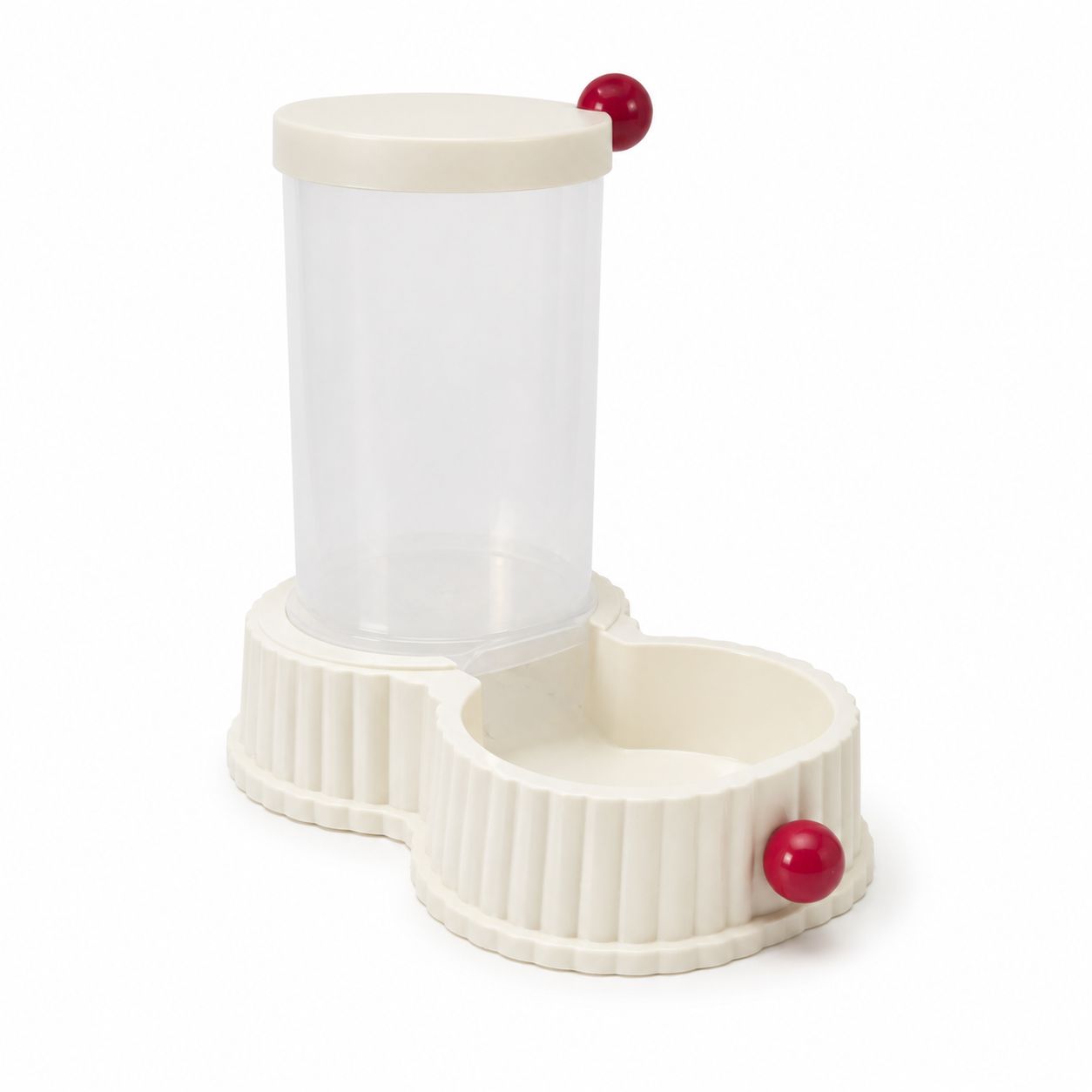 Automatic Pet Food Dispenser – Cream