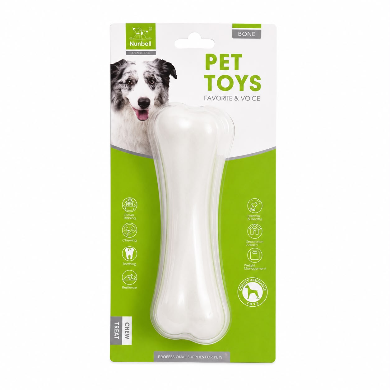 Durable Nylon Bone Chew Toy for Dogs – Tough Chewing & Dental Care