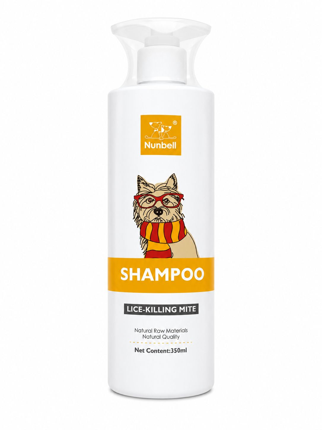 Nunbell Lice-Killing Mite 5-in-1 Pet Shampoo – 350ml