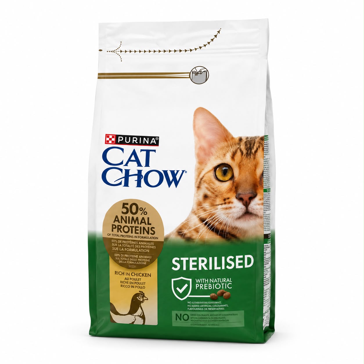Purina Cat Chow Sterilised Adult Cat Dry Food Rich in Chicken