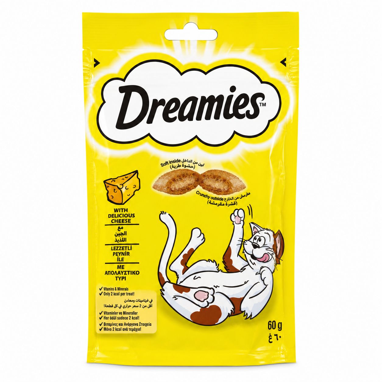 Dreamies Cat Treats with Cheese Flavor – 60g