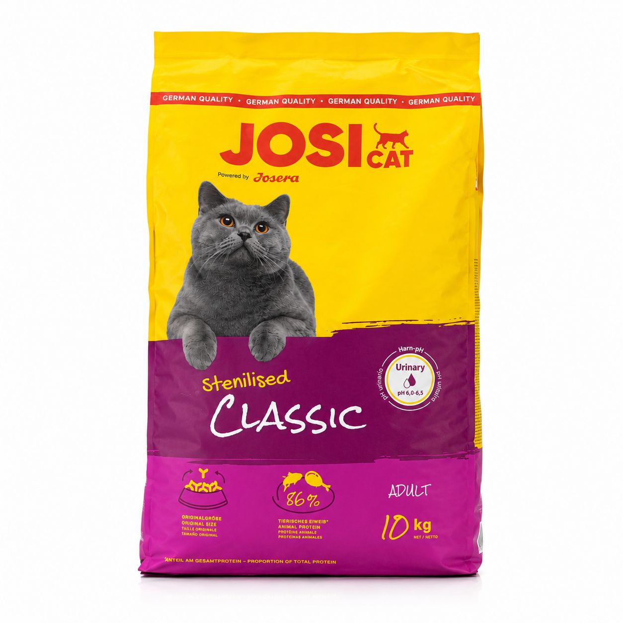 JosiCat Sterilised Classic Dry Food for Adult Cats 10kg
