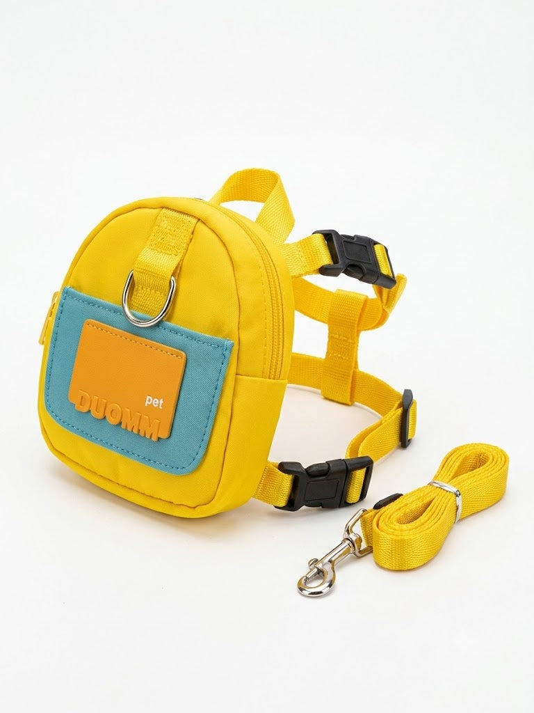 DUOMM Pet Miniature Adventure Backpack and Leash Set